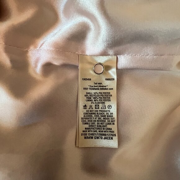 Ted Baker Pull on Dress Size 0 3/4 sleeves - Picture 9 of 9